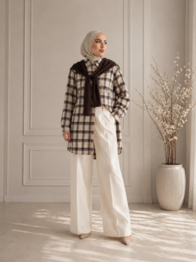 Classic Check Tunic Set