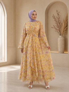 Sunset Blossom Dress